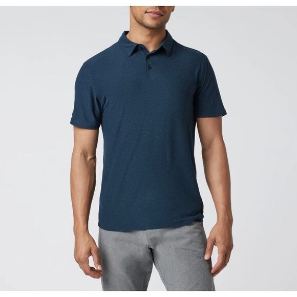 Vuori Other - Vuori Strato Tech Polo in Navy Heather size Large in Excellent Condition